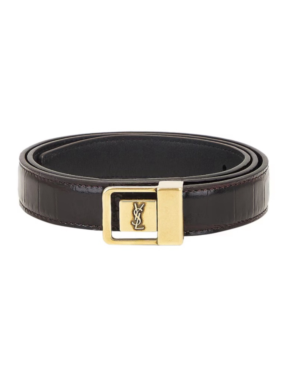Saint Laurent La 66 Buckle Belt